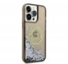 Karl Lagerfeld Liquid Glitter RSG Apple iPhone 14 Pro Max hátlap tok, fekete