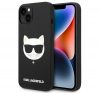 Karl Lagerfeld Silicone Choupette Head Apple iPhone 14 Plus Magsafe hátlap tok, fekete