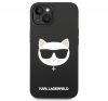 Karl Lagerfeld Silicone Choupette Head Apple iPhone 14 Plus Magsafe hátlap tok, fekete