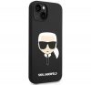 Karl Lagerfeld Silicone Karl's Head Apple iPhone 14 Plus Magsafe hátlap tok, fekete