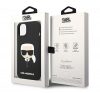 Karl Lagerfeld Silicone Karl's Head Apple iPhone 14 Plus Magsafe hátlap tok, fekete