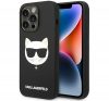 Karl Lagerfeld Silicone Choupette Head Apple iPhone 14 Pro Max Magsafe hátlap tok, fekete