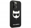 Karl Lagerfeld Silicone Choupette Head Apple iPhone 14 Pro Max Magsafe hátlap tok, fekete