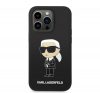 Karl Lagerfeld Silicone Ikonik Apple iPhone 14 Pro Max Magsafe hátlap tok, fekete