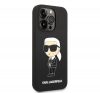 Karl Lagerfeld Silicone Ikonik Apple iPhone 14 Pro Max Magsafe hátlap tok, fekete