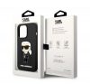 Karl Lagerfeld Silicone Ikonik Apple iPhone 14 Pro Max Magsafe hátlap tok, fekete