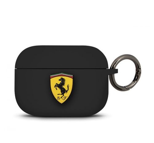 Ferrari Silicone Apple AirPods Pro tok, fekete