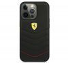 Ferrari Off Track Quilted Apple iPhone 13 Pro/13 hátlap tok, fekete