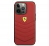 Ferrari Off Track Quilted Apple iPhone 13 Pro hátlap tok, piros