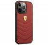 Ferrari Off Track Quilted Apple iPhone 13 Pro hátlap tok, piros