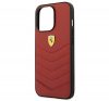 Ferrari Off Track Quilted Apple iPhone 13 Pro hátlap tok, piros