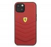 Ferrari Off Track Quilted Apple iPhone 13 hátlap tok, piros