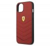 Ferrari Off Track Quilted Apple iPhone 13 hátlap tok, piros