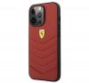 Ferrari Off Track Quilted Apple iPhone 13 Pro Max hátlap tok, piros