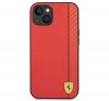 Ferrari Carbon Apple iPhone 14 Plus karbon hátlap tok, piros