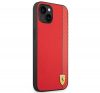 Ferrari Carbon Apple iPhone 14 Plus karbon hátlap tok, piros