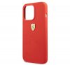 Ferrari Silicone Apple iPhone 13 Pro hátlap tok, piros