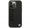 BMW Signature Logo Imprint Apple iPhone 13 Pro hátlap tok, fekete