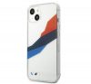 BMW Motorsport Tricolor Apple iPhone 13 hátlap tok, átlátszó