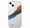 BMW Motorsport Tricolor Apple iPhone 13 hátlap tok, átlátszó