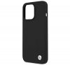 BMW Silicone Signature Apple iPhone 13 Pro Max hátlap tok, fekete