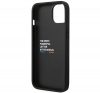 BMW Leather Carbon Apple iPhone 14 Plus hátlap tok, fekete