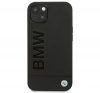 BMW Leather Stamp Apple iPhone 14 Plus hátlap tok, fekete