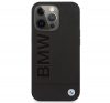 BMW Signature Logo Imprint Magsafe Apple iPhone 14 Pro hátlap tok, fekete