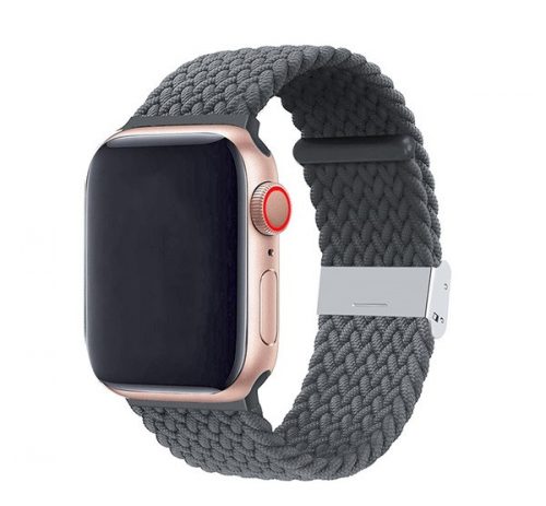 Phoner Spun Apple Watch csatos fonott szövet szíj, 38/40/41mm, asztroszürke