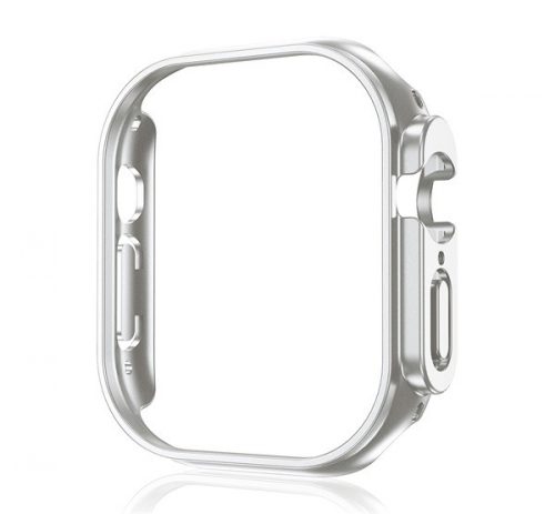 Phoner Slim Apple Watch UItra 2/1 (49mm), műanyag tok, ezüst