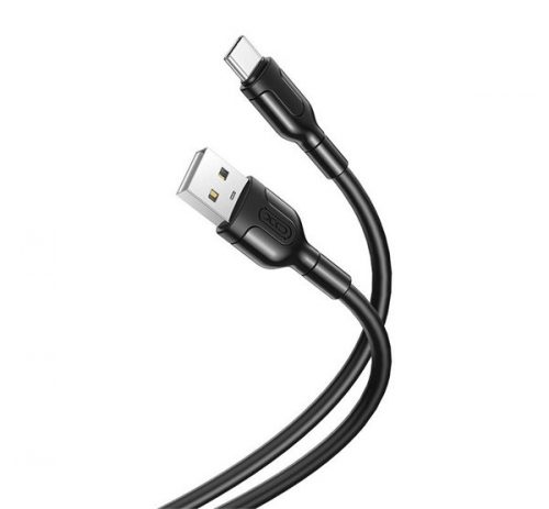 XO NB212 USB / Type-C töltő- és adatkábel, 1m, fekete