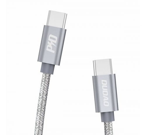 Dudao L5ProC USB / Type-C töltő- és adatkábel, 45W, 1m, szürke