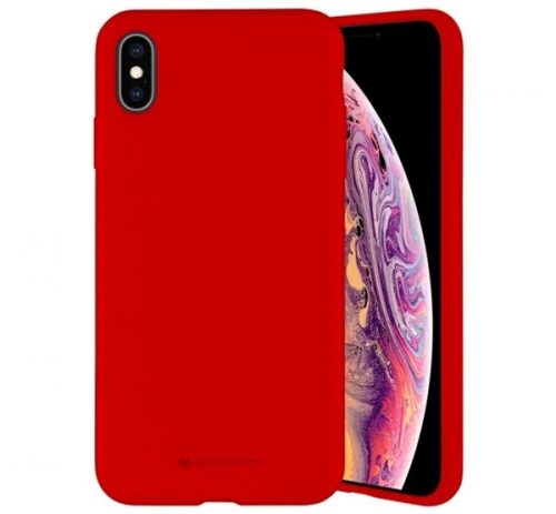 Mercury Silicone Apple iPhone 13 szilikon tok, piros