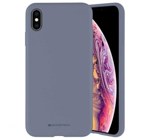 Mercury Silicone Apple iPhone 13 szilikon tok, levendula szürke