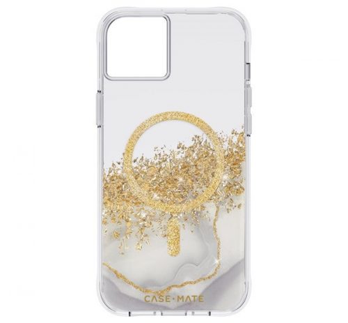 Case Mate Karat Marble Apple iPhone 14 Plus, Magsafe szilikon tok