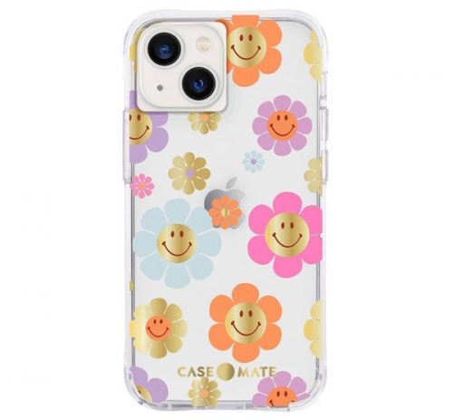 Case Mate Tough Print, retro flowers Apple iPhone 13 mini, szilikon tok