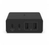 Belkin hálózati gyorstöltő 2xType-C, 2xUSB, 108W, fekete