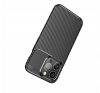 Forcell Carbon Premium hátlap tok,  Apple iPhone 13 , fekete