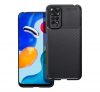 Forcell Carbon Premium Xiaomi Redmi 9A / 9AT karbon mintás szilikon tok, fekete