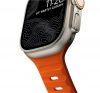 Nomad Sport Apple Watch 42/44/45/49mm M/L szíj, narancs