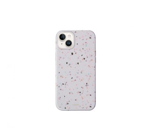 Uniq Coehl Terrazzo Apple iPhone 14, szilikon tok, homok