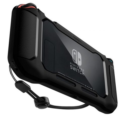 Spigen Rugged Armor Nintendo Switch grip tok, fekete