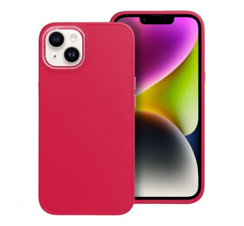 Frame Apple iPhone 13 szilikon tok, magenta