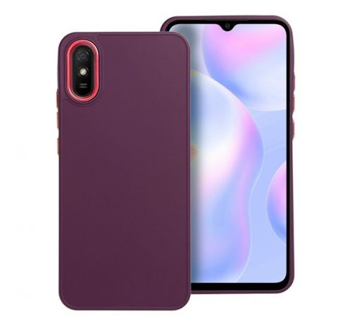 Frame Xiaomi Redmi 9AT/Redmi 9A szilikon tok, lila