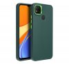 Frame Xiaomi Redmi 9C/9C NFC közepesen ütésálló tok kameravédő kerettel, zöld