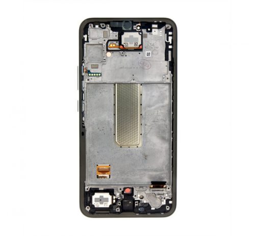 Samsung A346B Galaxy A34 5G kompatibilis LCD kijelző + érintő, kerettel, szürke