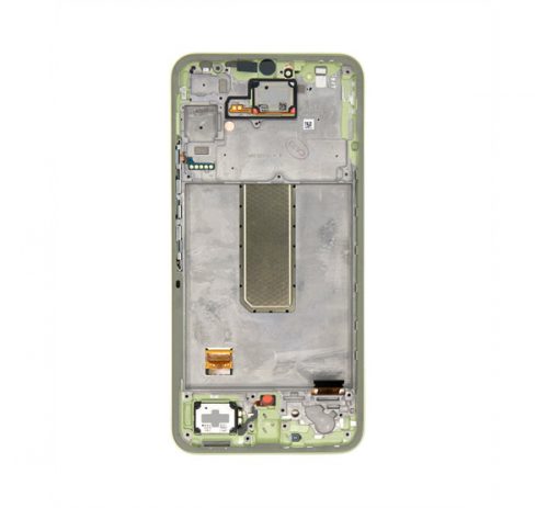 Samsung A346B Galaxy A34 5G kompatibilis LCD kijelző + érintő, kerettel, lime