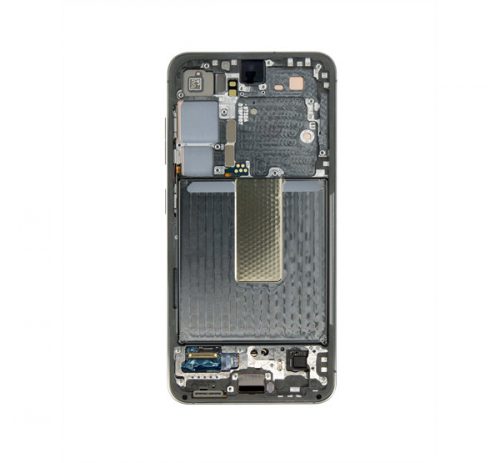 Samsung S911 Galaxy S23 kompatibilis LCD kijelző + érintő, kerettel, zöld