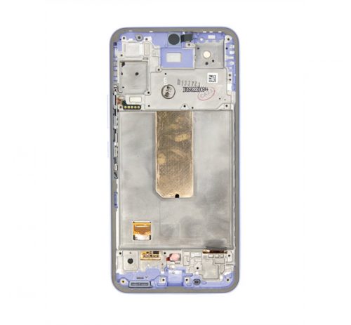 Samsung A546B Galaxy A54 5G kompatibilis LCD kijelző + érintő, kerettel, lila