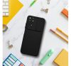 Slide Xiaomi Redmi 9A/9AT, kameravédős szilikon tok, fekete